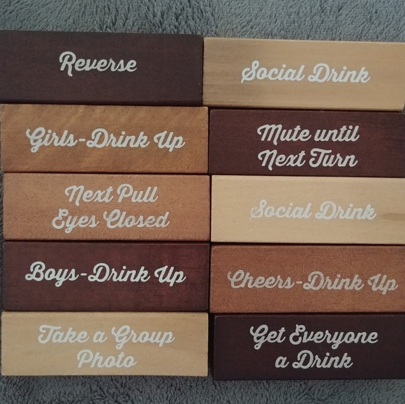 Macy's Other - Jenga Drinking game